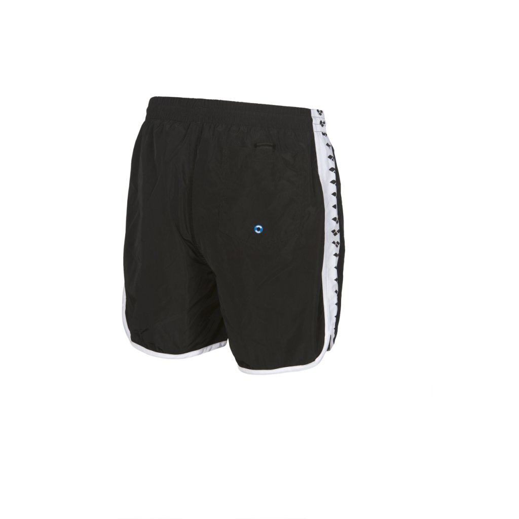 TEAM STRIPE BOXER BLACK WHITE BLACK