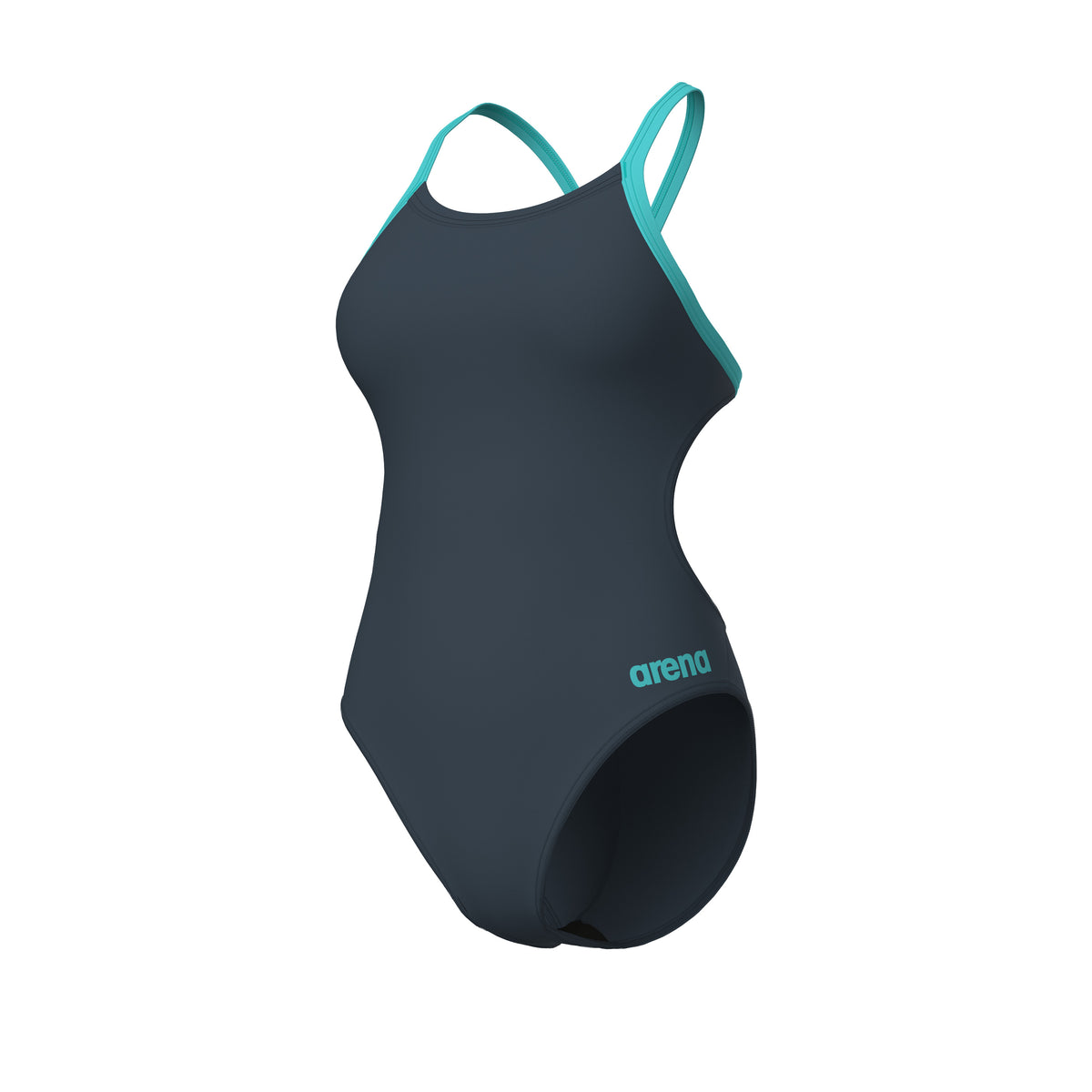 WOMENS TEAM SWIMSUIT CHALLENGE BACK SOLID
