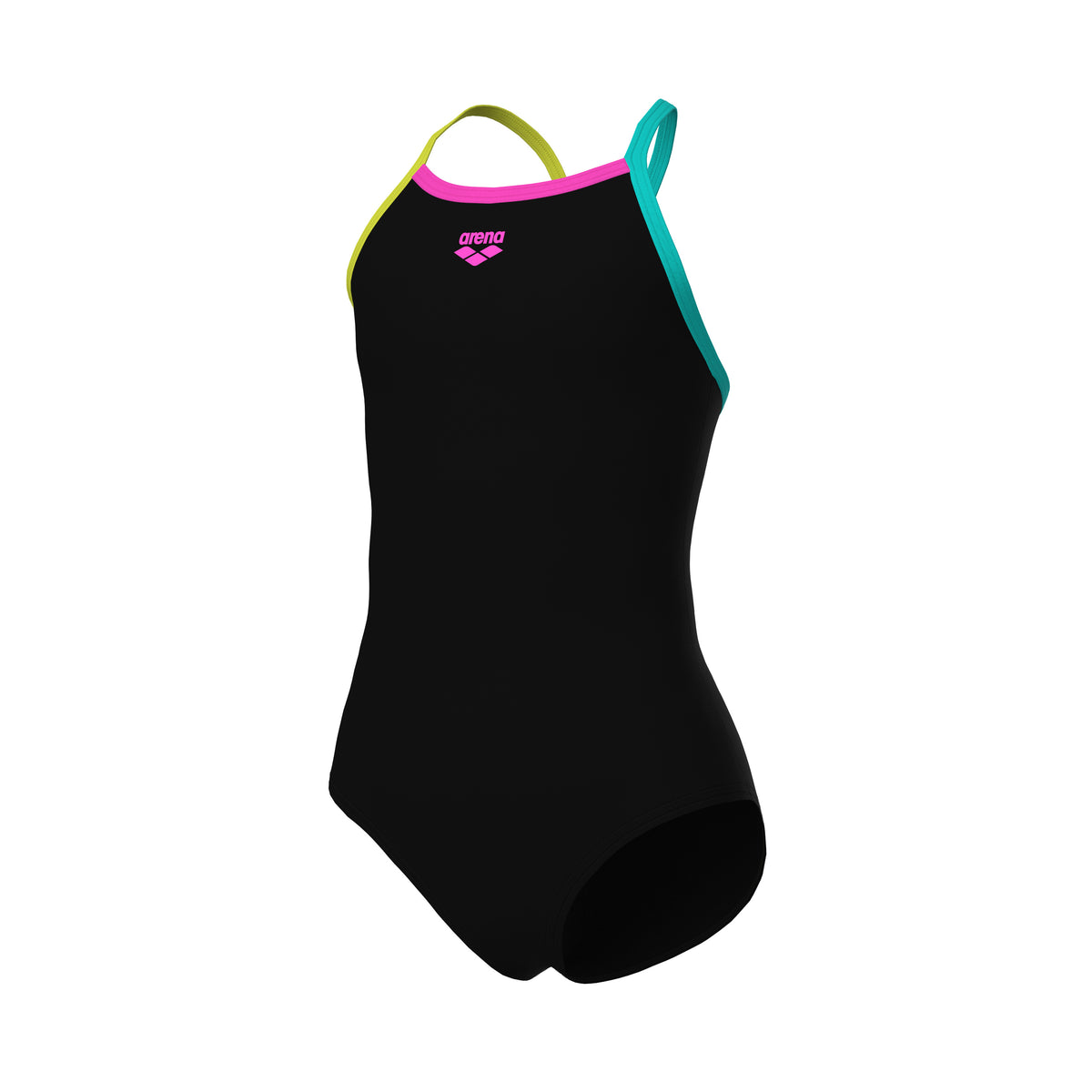 GIRLS ARENA SWIMSUIT LIGHT DROP BACK SOLID