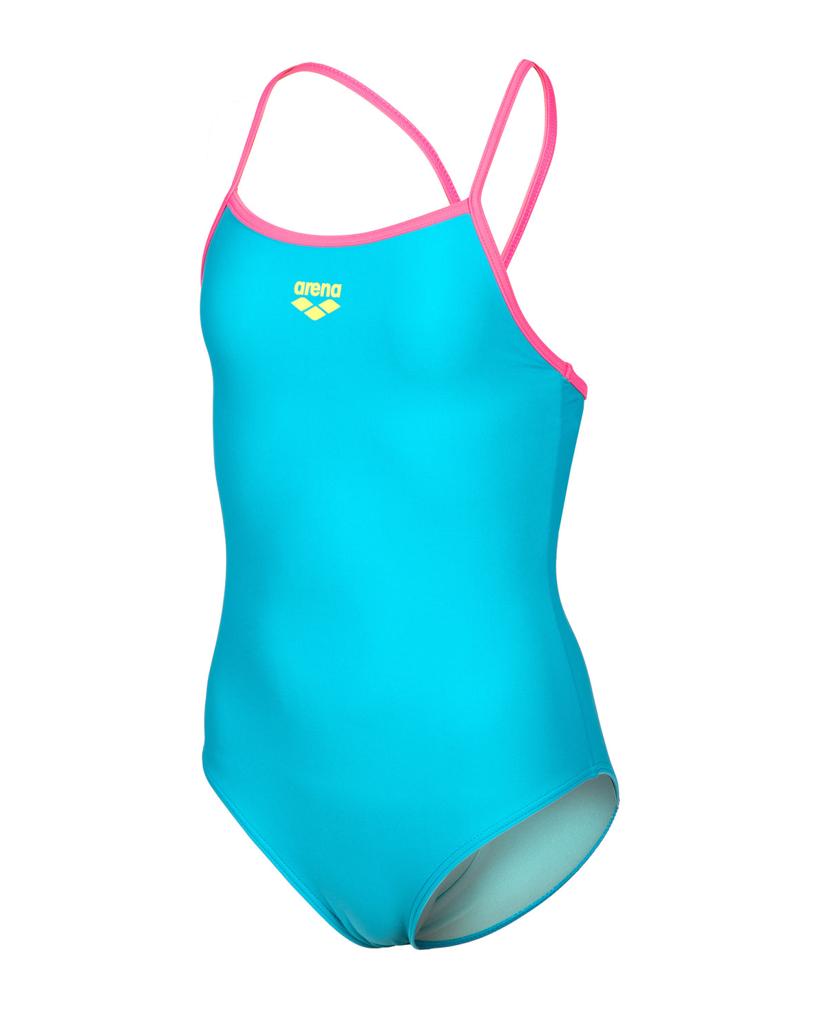 GIRLS ARENA SWIMSUIT LIGHT DROP BACK SOLID