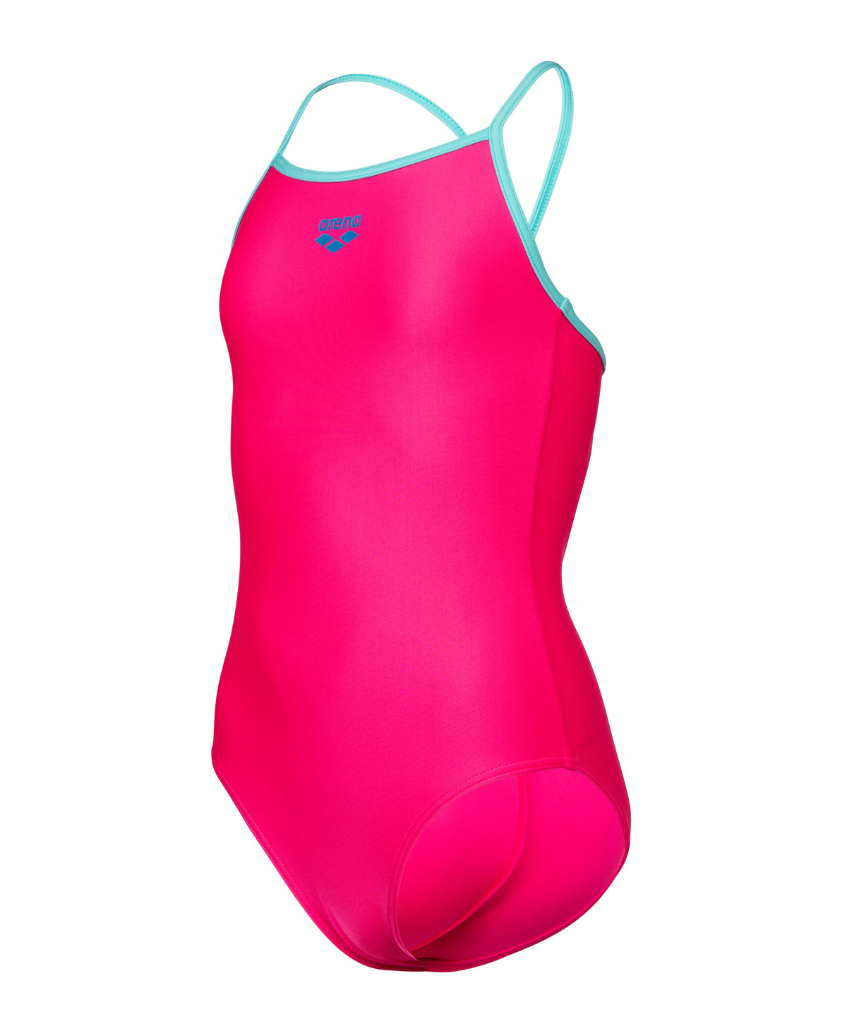 GIRLS ARENA SWIMSUIT LIGHT DROP BACK SOLID