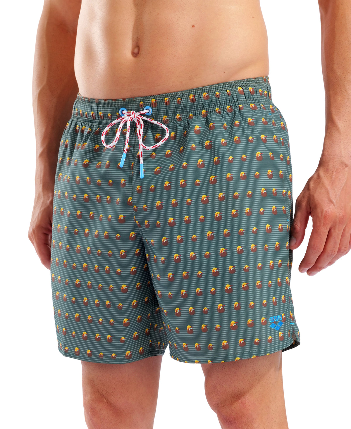 MENS ARENA WATER PRINTS BEACH BOXER AO
