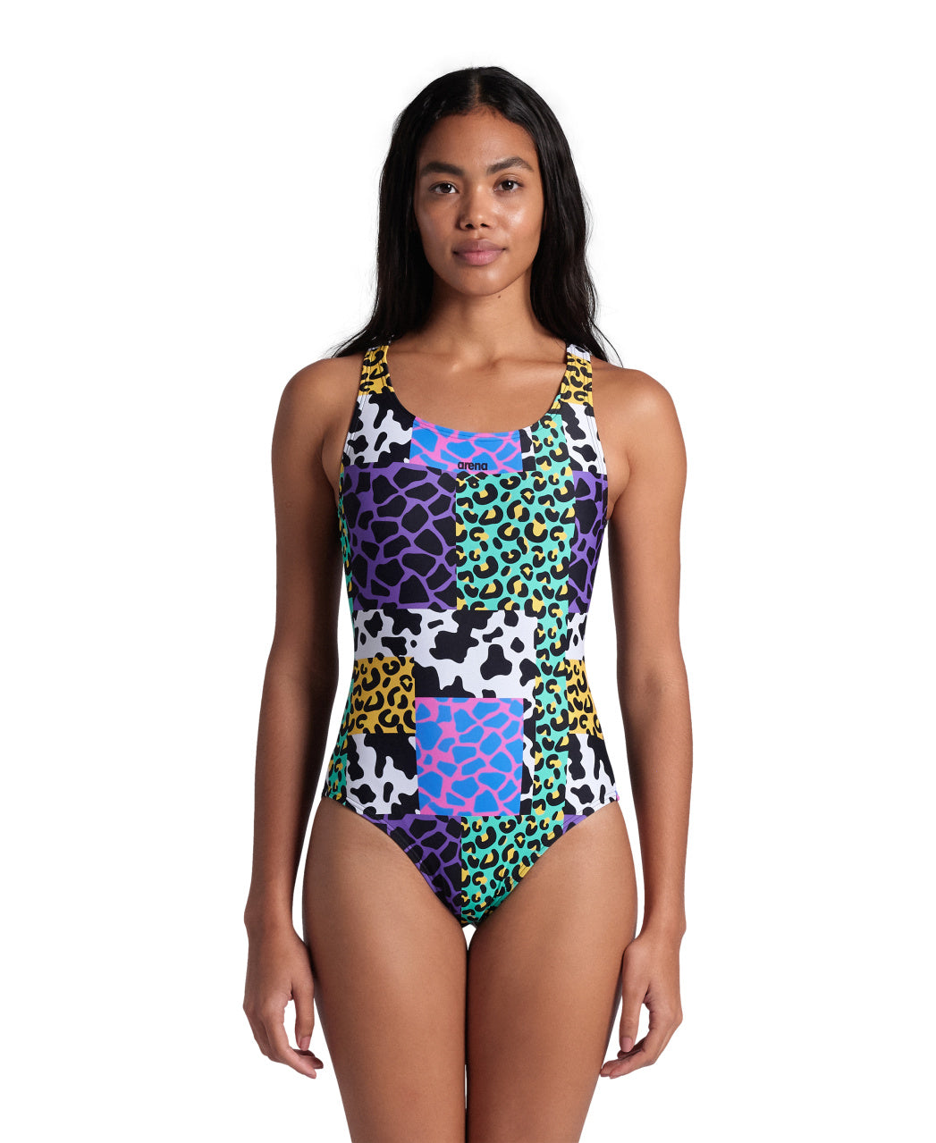 WOMENS ARENA ANIMALIER SWIMSUIT O BACK