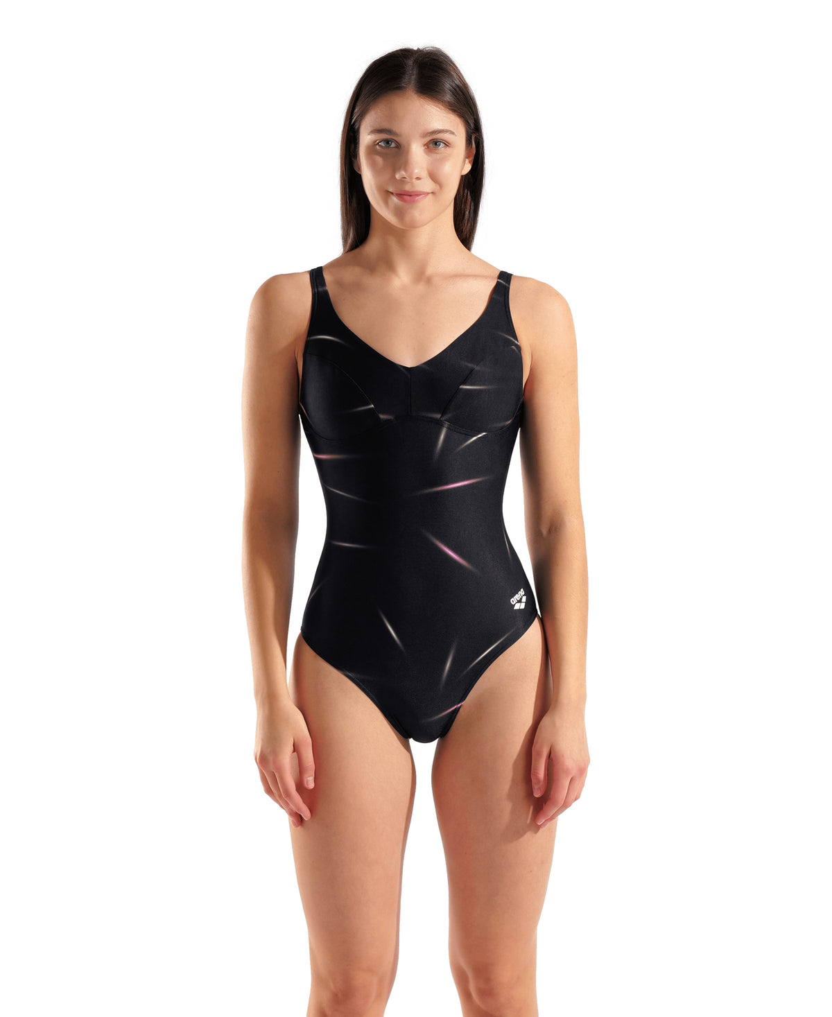 WOMENS ARENA STARS RAIN SWIMSUIT U BACK