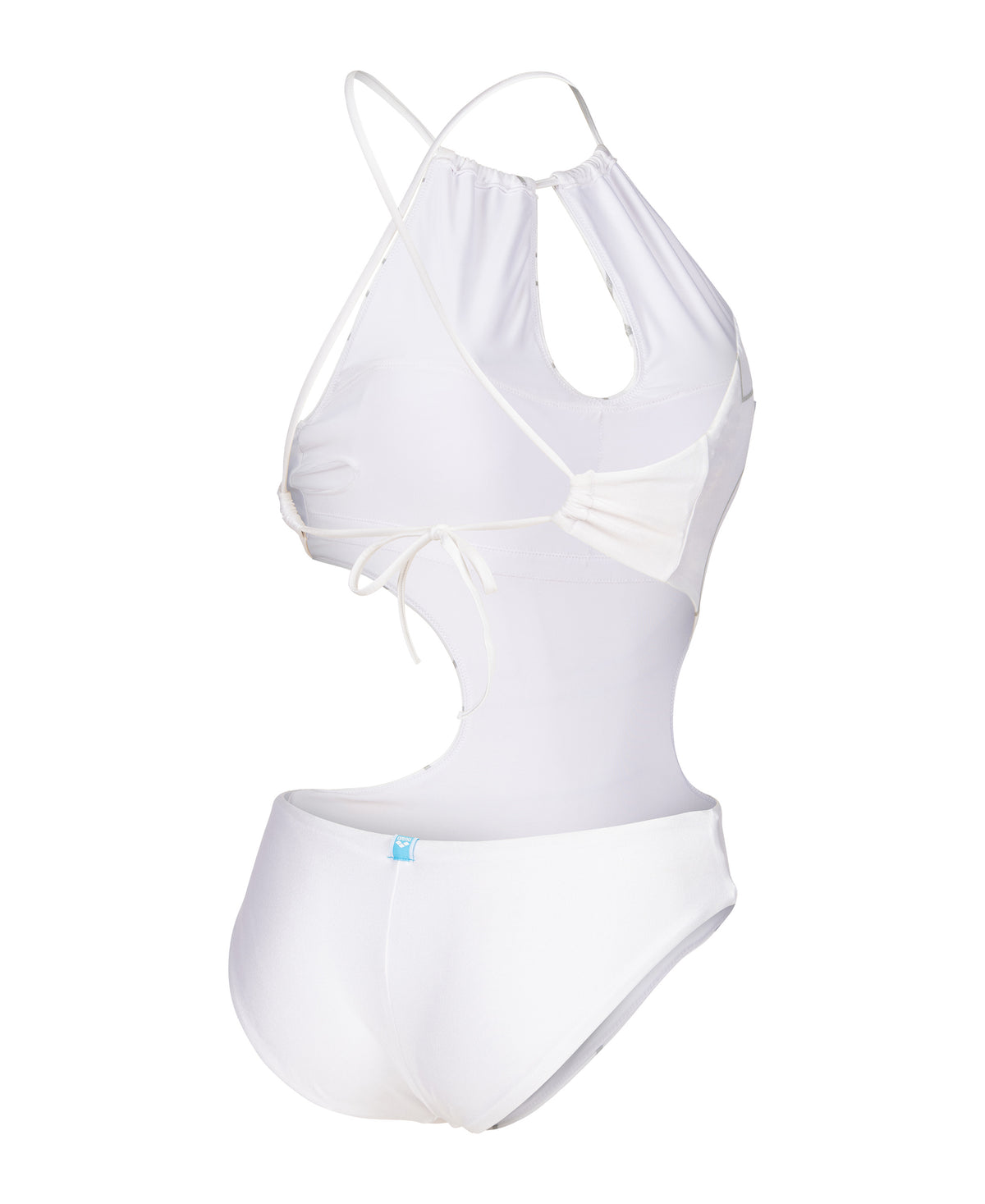 W ARENA LOGOTYPE CUTOUT SWIMSUIT